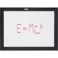Black MDF Frame Whiteboard, Dry-Erase/Magnetic, 24" W x 18" H Pathway Supply LP