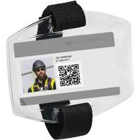 Squids&reg; 3386 Vinyl Armband ID Badge Holder Pathway Supply LP