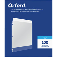 Oxford&reg; Heavyweight Non-Glare Sheet Protectors Pathway Supply LP