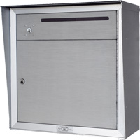 Collection Box, Wall -Mounted, 12-3/4" x 16-3/8", 2 Doors, Aluminum Pathway Supply LP