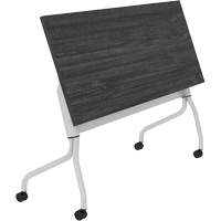 Newland Flip-Top Training Table, 24" L x 60" W x 29-1/2" H, Dark Brown Pathway Supply LP