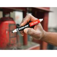 Markal&reg; Dura-Ink&reg; Dual Colour Permanent Ink Marker, Black/Red, Bullet Tip Pathway Supply LP