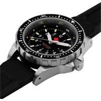 Red Maple Jumbo Diver's Quartz Watch, Digital, Battery Operated, 46 mm, Black Pathway Supply LP