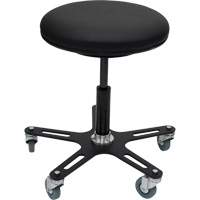 OmniStool Industrial Stool, Mobile, Adjustable, 22-1/2", Vinyl Seat Pathway Supply LP