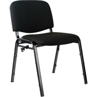 Stacking Chairs, Fabric, 32" High, 250 lbs. Capacity, Black Pathway Supply LP