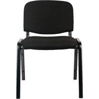 Stacking Chairs, Fabric, 32" High, 250 lbs. Capacity, Black Pathway Supply LP