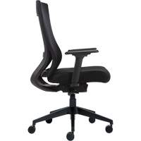 Chaise &agrave; dossier moyen avec m&eacute;canisme &agrave; basculement synchronis&eacute; &agrave; d&eacute;tection de poids , Mailles, Noir Pathway Supply LP