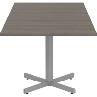 Newland Height-Adjustable Square Table, 36" L x 36" W x 29" H, 1" Top, Laminate, Brown Pathway Supply LP