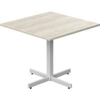 Newland Height-Adjustable Square Table, 36" L x 36" W x 29" H, 1" Top, Laminate, Tan Pathway Supply LP