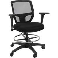 Mesh Work Stool, Mobile, Adjustable Height, 450 lbs. Capacity Pathway Supply LP