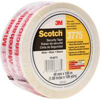 Ruban d'emballage Scotch 3775 avec message, Adh&eacute;sif Thermofusible, 2 mils, 48 mm (1-22/25") x 100 m (328') Pathway Supply LP