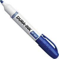 Marqueurs &agrave; essuyage &agrave; sec Dura-Ink, Bleu, Pointe Ronde Pathway Supply LP