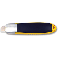 Automatic Self-Retracting Safety Knife, 15 mm, Carbon Steel, Plastic Handle Pathway Supply LP