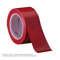 471 Vinyl Tape, 38 mm (1-1/2") W x 32.9 m (108') L, 5.3 mils, Red Pathway Supply LP