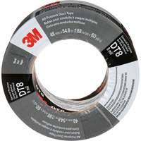 DT8 All-Purpose Duct Tape, 8 mils, Black, 48 mm (2") x 55 m (180') Pathway Supply LP