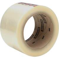 Scotch&reg; Box Sealing Tape 371, Rubber Adhesive, 1.2 mils, 72 mm (2-4/5") x 100 m (328') Pathway Supply LP