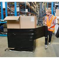 Stretch Wrap, 0.8 Gauge (20.3 micrometers), 18" x 1500', Opaque Black Pathway Supply LP