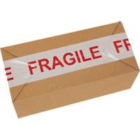 "Fragile" Box Sealing Tape, Hot Melt Adhesive, 2 mils, 48 mm (2") x 100 m (328') Pathway Supply LP