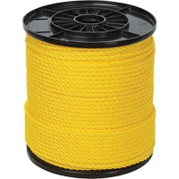 1/4" Yellow Twisted 3-Strand Rope, Polypropylene, 550' Pathway Supply LP