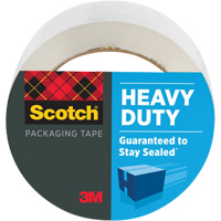 Scotch&reg; Heavy Duty Shipping Packaging Tape 3850, Hot Melt Adhesive, 48 mm (1-22/25") x 50 m (164') Pathway Supply LP