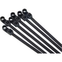 Attache-c&acirc;ble &agrave; visser, Longueur 8", R&eacute;sistance &agrave; la traction 50 lb, Noir Pathway Supply LP