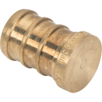 Capuchon de tuyau sans plomb, Tuyau, 1/2" dia., Laiton Pathway Supply LP