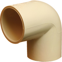 Flowguard Gold&reg; 90° Elbow Fitting, Standard, CPVC, 3/4" x 1/2" Pathway Supply LP