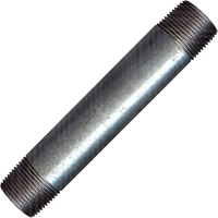 Long Pipe Nipple, Galvanized, 1/2", NPT x NPT Pathway Supply LP