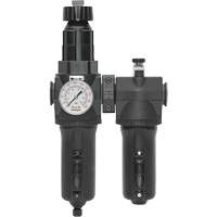 Manual Drain Filter, Regulator & Lubricator with Metal Bowl & Gauge Modulair 400, 1/2" NPT Pathway Supply LP