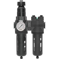 Filtre/r&eacute;gulateur + filtre coalescent drain manuel avec bol standard Modulair 400, 1/4" NPT, 150 psi, Capacit&eacute; de 9,1 oz liq. Pathway Supply LP