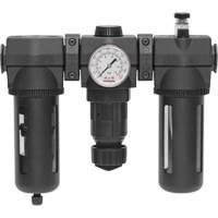 Filtre, d&eacute;tendeur & lubrificateur Modulair 400 avec drain manuel & bol standard, 3/4" NPTF Pathway Supply LP