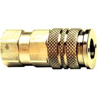Automatic One-Handed Quick Disconnect, Brass, 1/4" x 3/8" Pathway Supply LP