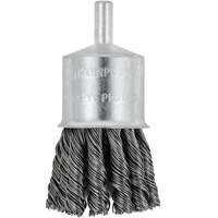 Brosse &agrave; embouts &agrave; fils nou&eacute;s torsad&eacute;s mont&eacute; sur mandrin, 1-1/8" dia. x 1/4" arbre Pathway Supply LP
