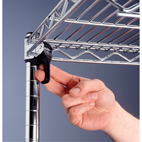 &eacute;tag&egrave;res super ajustables Super Erecta, Ensemble de Ajout, 5 Tablettes, 36" la x 86-5/8" h x 24" p Pathway Supply LP