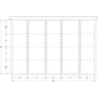 Cabinet d'entreposage &agrave; tiroirs int&eacute;gr&eacute; Interlok Pathway Supply LP