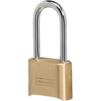 Cadenas &agrave; combinaison, Argent, Rev&ecirc;tement en laiton, Largeur de 2" Pathway Supply LP