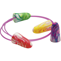 Bouchons d'oreilles en mousse SparkPlugs, Vrac - Boîte, Avec cordon Pathway Supply LP