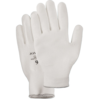 White Knit Palm Coated Gloves, Size Small/7, Polyurethane Coated, HPPE Shell, EN 388 Level 2 Pathway Supply LP