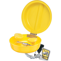 Douche oculaire/faciale avec couvercle, Installation Socle, Bol Plastique Pathway Supply LP