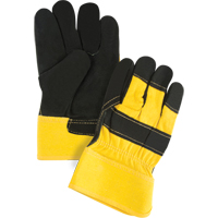 Gants d'ajusteur doubl&eacute;s pour l'hiver &agrave; chaleur sup&eacute;rieure, Grand, Paume en Cuir de vache refendu, Doublure en Thinsulate Pathway Supply LP