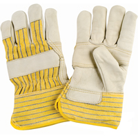 Gants d'ajusteur doubl&eacute;s pour l'hiver &agrave; paume renforc&eacute;e, T-Grand, Paume en Cuir fleur de vache, Doublure en Molleton de coton Pathway Supply LP