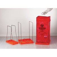 Clavies&reg; Bag Holders, Bio-Hazard, 14" L x 14" W Pathway Supply LP