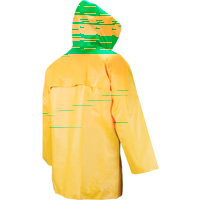 Manteau imperm&eacute;able Neo-slick r&eacute;sistant aux produits chimiques & &agrave; l'acide, Petit, Jaune, N&eacute;opr&egrave;ne Pathway Supply LP