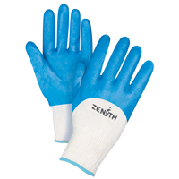 Gants enduits et tricot&eacute;s sans coutures de poids moyen, 10/T-Grand, R&ecirc;vetement Nitrile, Calibre 13, Enveloppe en Coton Pathway Supply LP