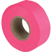Rubans pour signalisation, 1,1875" la x 150' lo, Rose fluorescent Pathway Supply LP
