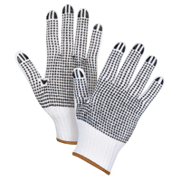 Gants tricot&eacute;s deux c&ocirc;t&eacute;s &agrave; pois, Poly/coton, Deux c&ocirc;t&eacute;s, Calibre 7, Grand Pathway Supply LP