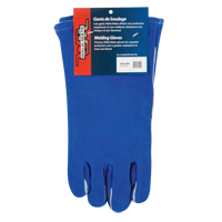 Gants de soudage &agrave; pouce & paume doubles, Cuir de vache refendu, Taille Grand Pathway Supply LP