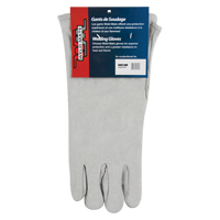 Gants de soudeur d'usage standard, Cuir de vache refendu, Taille Grand Pathway Supply LP