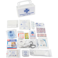 Trousse de premiers soins, Dispositif m&eacute;dical Classe 1, Boîte en plastique Pathway Supply LP