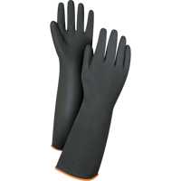 Gants de poids lourd pour la manipulation de produits chimiques, Taille Grand/9, 18" lo, Latex de caoutchouc, 30 mils Pathway Supply LP